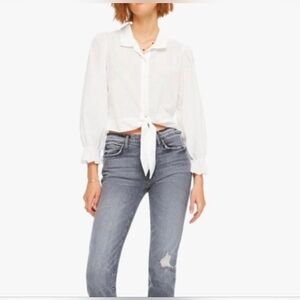 XiRENA Light Blue Button-Up Shirt XS